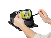 Laden Sie das Bild in den Galerie-Viewer, Fotostanze Detailansicht vorne Rechteckig mit ausgestanztem Bild