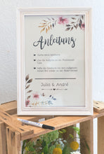 Laden Sie das Bild in den Galerie-Viewer, Spielkarten Anleitung Fotobox Rosa florares Design.