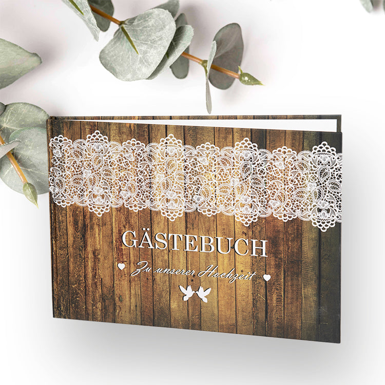 Gästebuch - Hochzeit - Wood